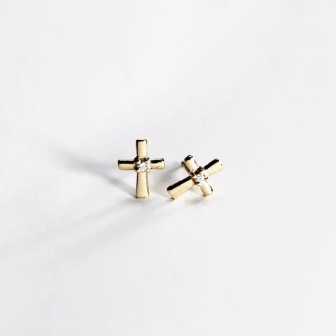 Cross Stud earrings